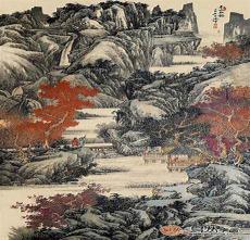 山水画对着进户门好不好